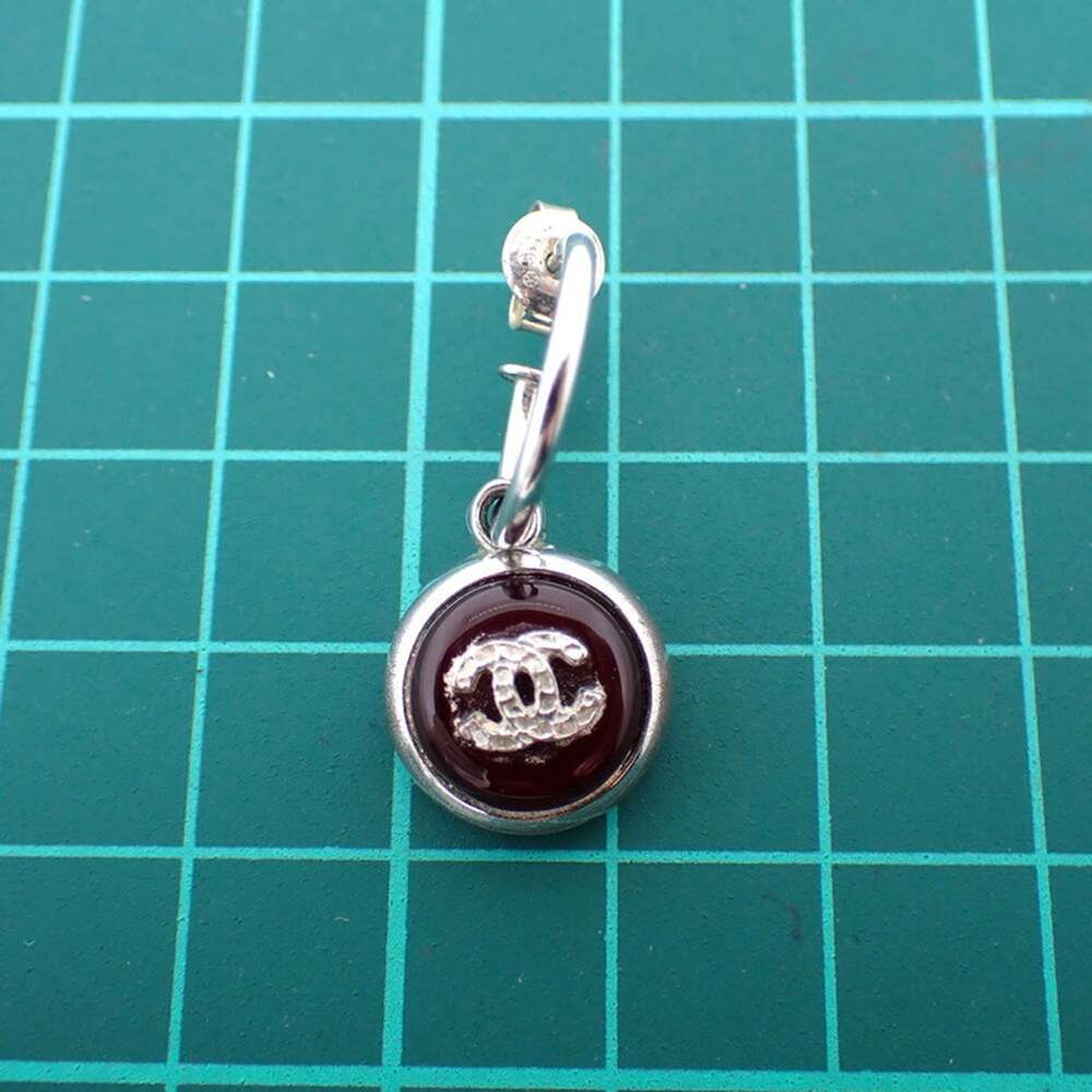 Chanel Cc Logo Earrings Metal #222133C38B - Picture 9 of 9